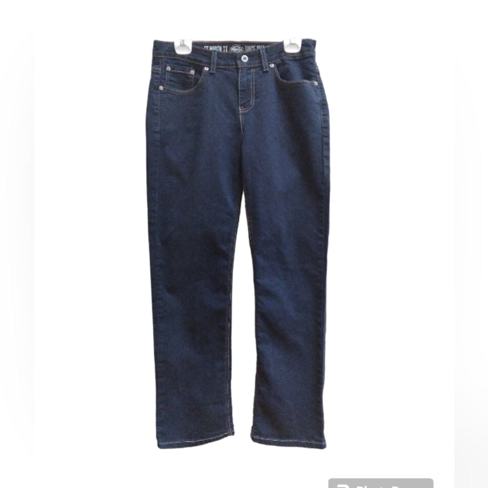 Dickies Jeans Womens Size 8 Relaxed Fit Med Wash Denim